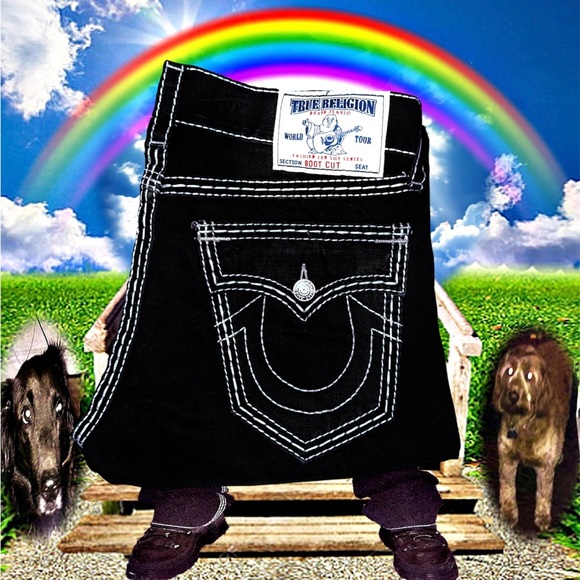 RAREST TRUE RELIGION JEANS. RAINBOW BRIDGE - Picture 1 of 3